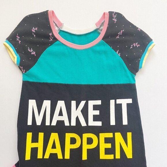 CourtneyCourtney Short Sleeve Pink Girls Dress 5/6 Twirl Skirt Upcycled Handmade - Picture 3 of 9